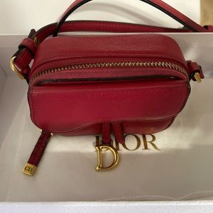 SOLD 🛑❌Authentic Christian Dior Mini Saddle
